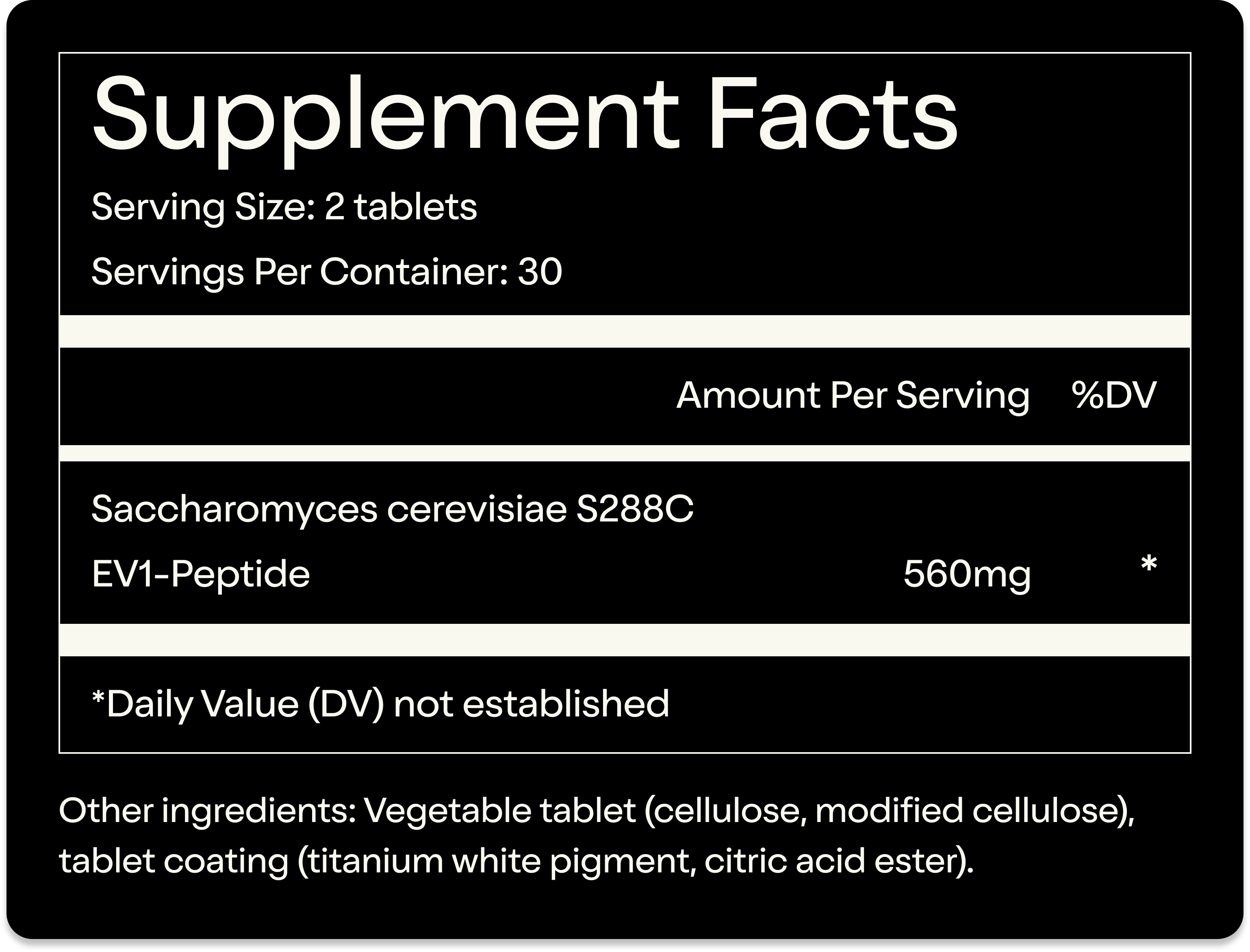 Supplement Facts