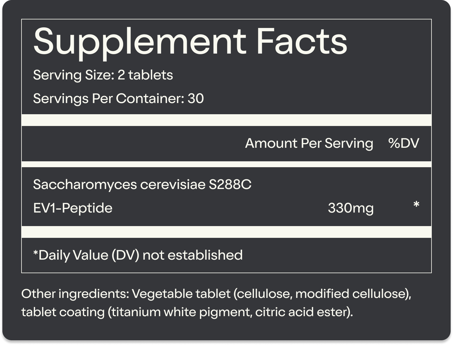 Supplement Facts